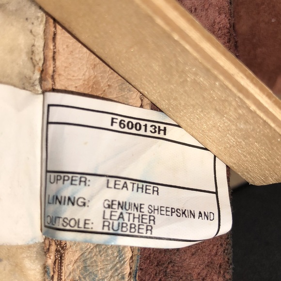 UGG Cognac Suede Kimbra Two-Button Zip Entry Boots 9 EUC - Picture 10 of 14